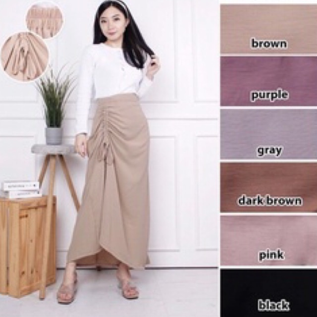 MISOO - ROK SERUT KOREAN LOOK BAHAN CRINKLE