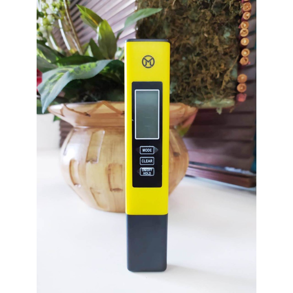 Mediatech  TDS EC Meter A2 warna kuning Alat Ukur Kualitas Air Minum Hidroponik - B1900131A2