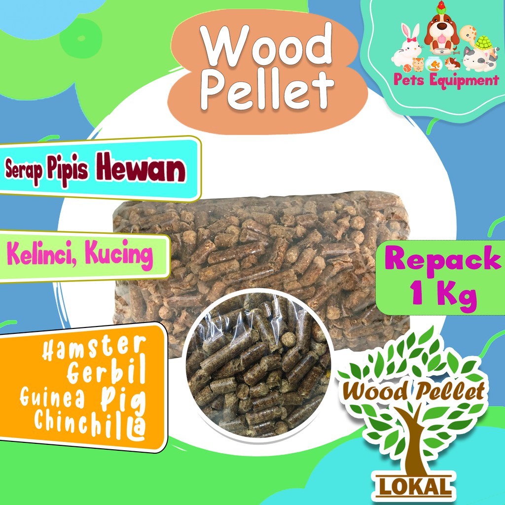 1kg WOOD PELLET/LITTER/SERAP PIPIS KELINCI KUCING HAMSTER | Shopee