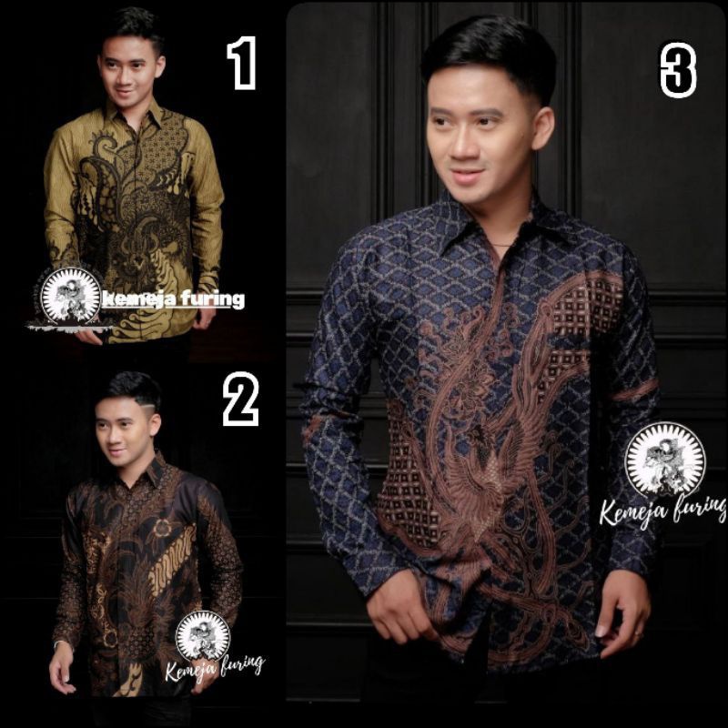 Batik Pria Keris Laseman Asli furing