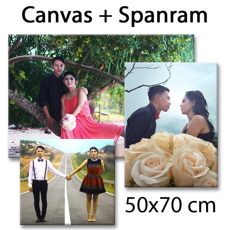 

Cetak Photo Kanvas 50x70 cm Print Foto Canvas