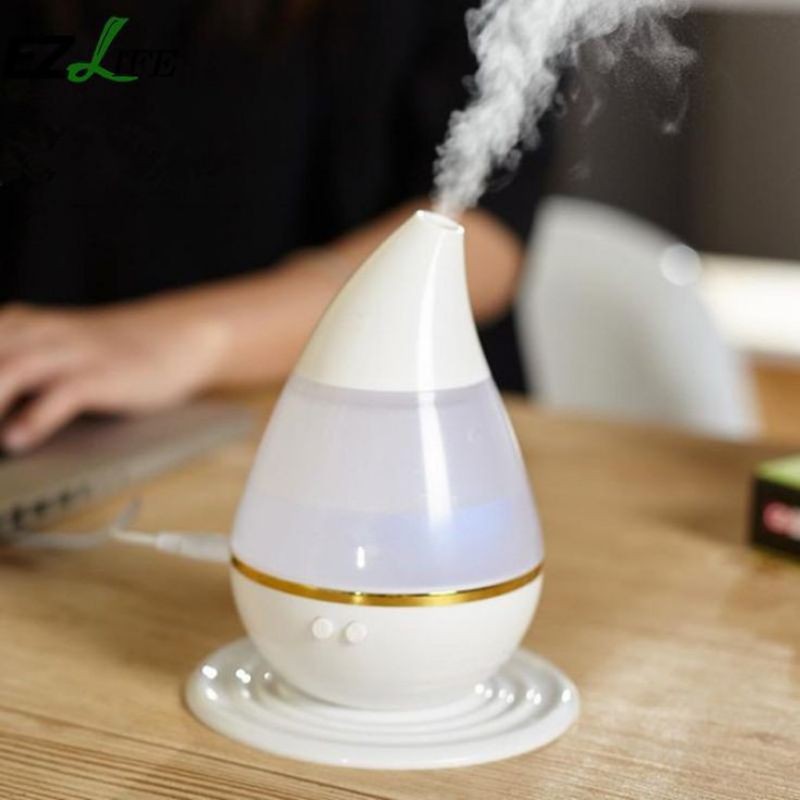 Humidifier Diffuser Aromaterapi LED Unik Gratis Essential Oil Aromatherapy Disfuser Ultrasonic Pelembab Ruangan Ac