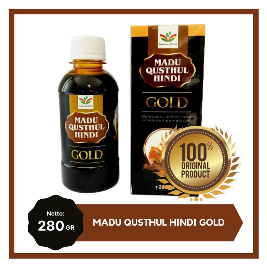 

ORIGINAL Madu Qusthul Hindi Gold 280gr