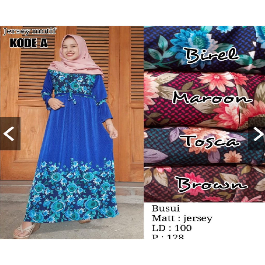 GAMIS JERSEY BUSUI TERMURAH / GAMIS TERMURAH / GAMIS 30RIBUAN / GAMIS TERLARIS