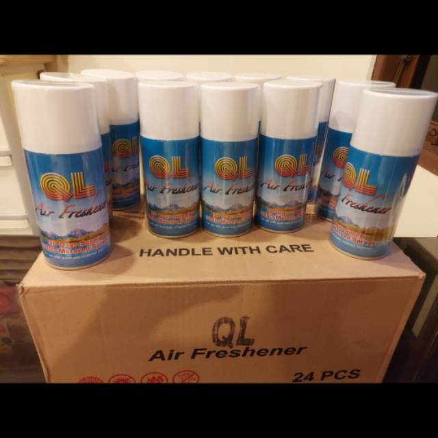 QL air freshener(isi ulang) 30 days supply 3.400 metered sprays pengharum ruangan