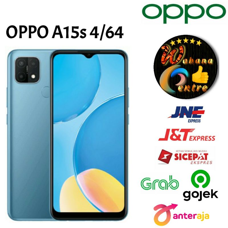 hp oppo a15s ram 4/64 gb garansi resmi