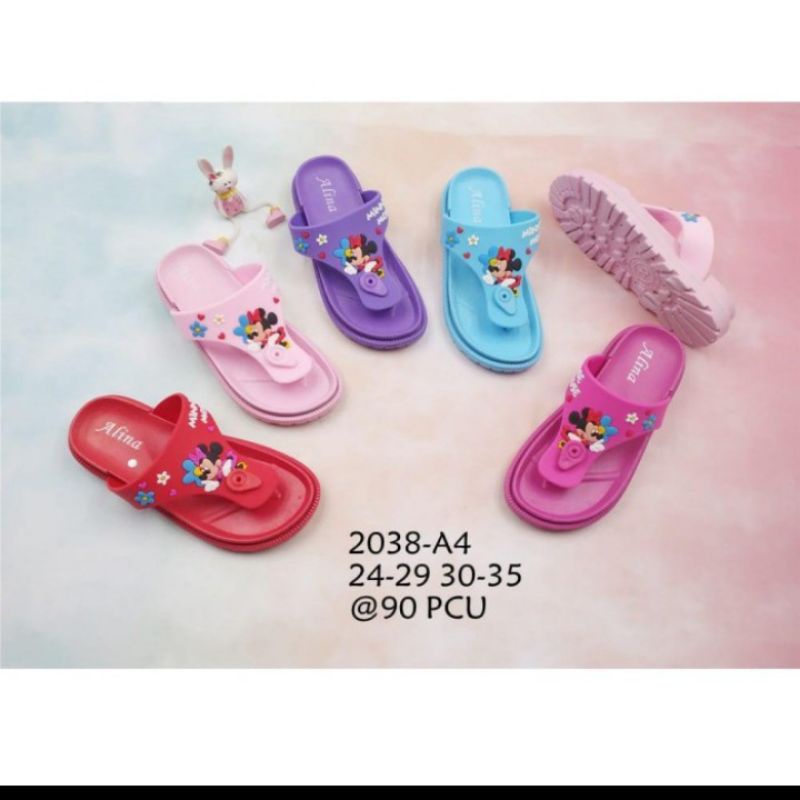 Sandal Jepit Anak Alina Import Bahan Karet Ringan Awet