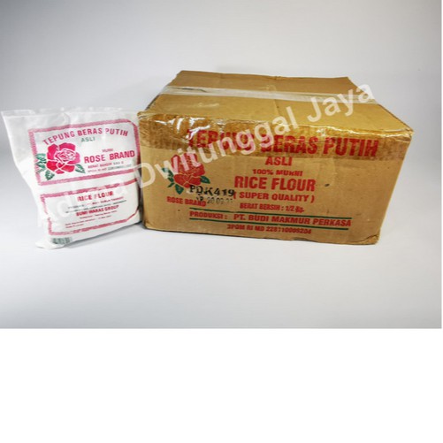 Tepung Beras Putih Rose Brand 20x500 gr - Karton