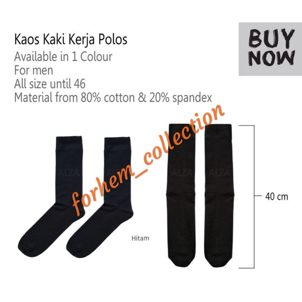 GROSIR KAOS KAKI KERJA WARNA HITAM TERMURAH LANGSUNG DARI PABRIK