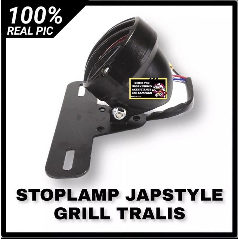 STOPLAMP JAPSTYLE LAMPU STOP GRILL TRALIS MODEL CLASSIC