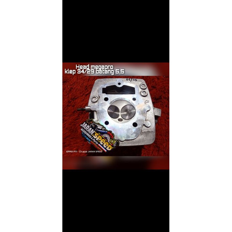 Head kop herex turing Honda GL MP TIGER klep 34/29 batang 5,5