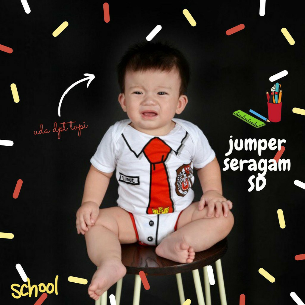 jumper bayi karakter lucu SD Jumper SD jumper karakter kostum Foto baju jumper lucu