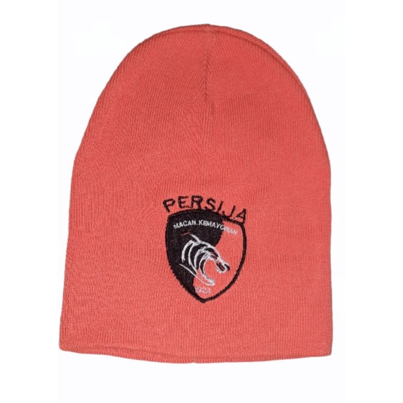 Kupluk Persija | Kupluk Beanie Ketu Bordir Persija | Kupluk Dewasa | Kupluk Pria | Kupluk Wanita