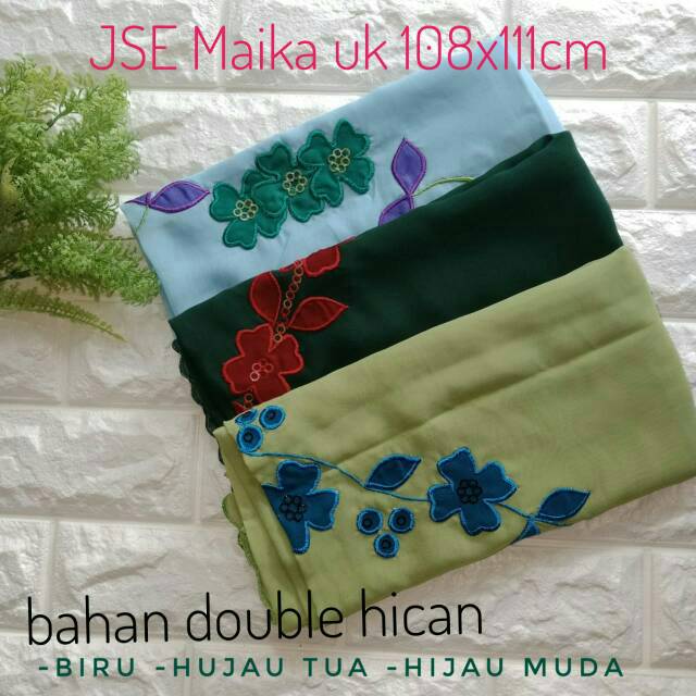 Sale jilbab segi empat maika