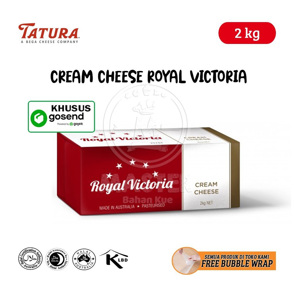 

Cream Cheese Royal Victoria Tatura [2 kg] KHUSUS GOSEND & GRAB