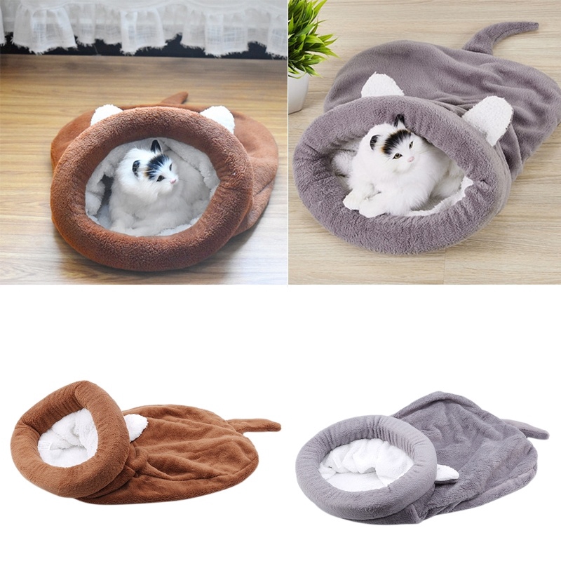 Pet Products Cat Bed Soft Warm Cat House Pet Mats Puppy Rabbit Bed Funny Shopee Indonesia