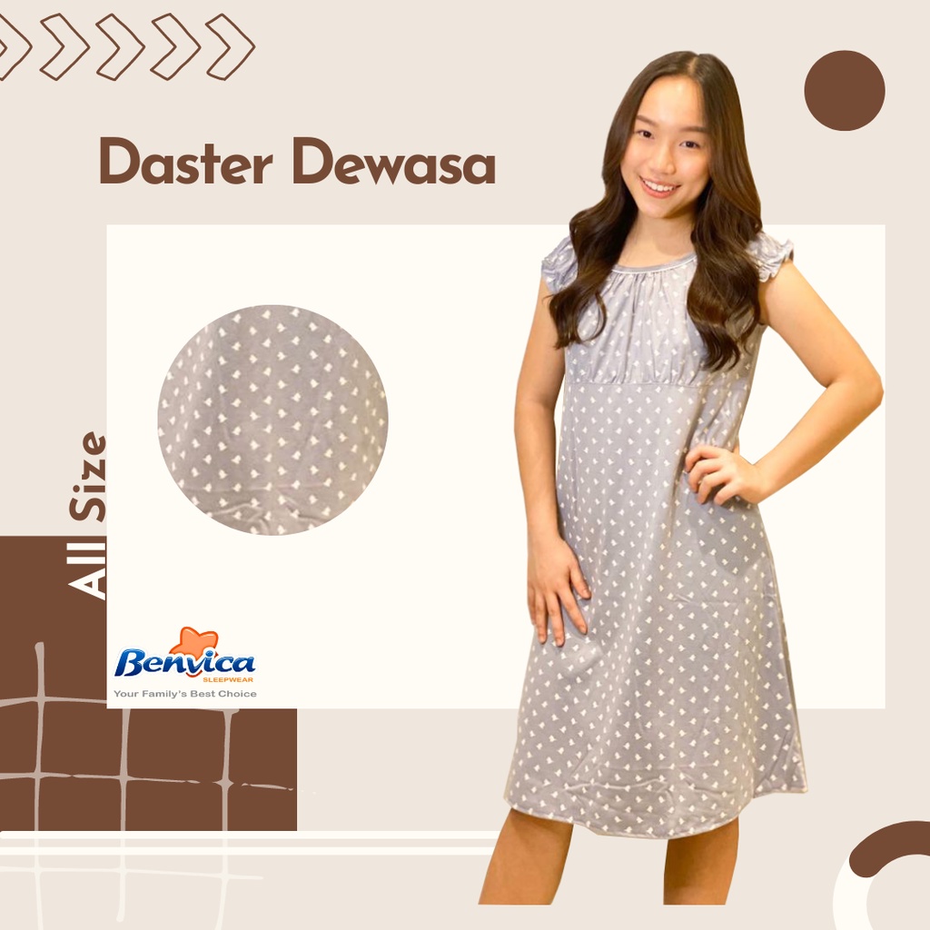 001 - BAJU TIDUR DASTER DEWASA KAOS PREMIUM SERUT GINA SECRET