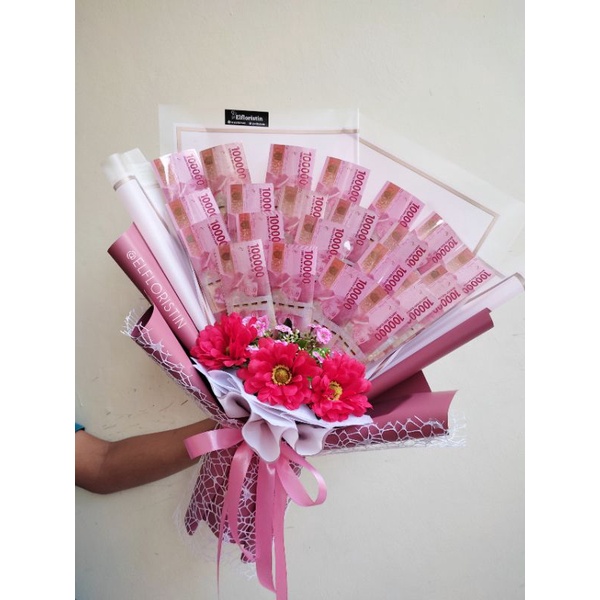 Money Bouquet pecahan 100k
