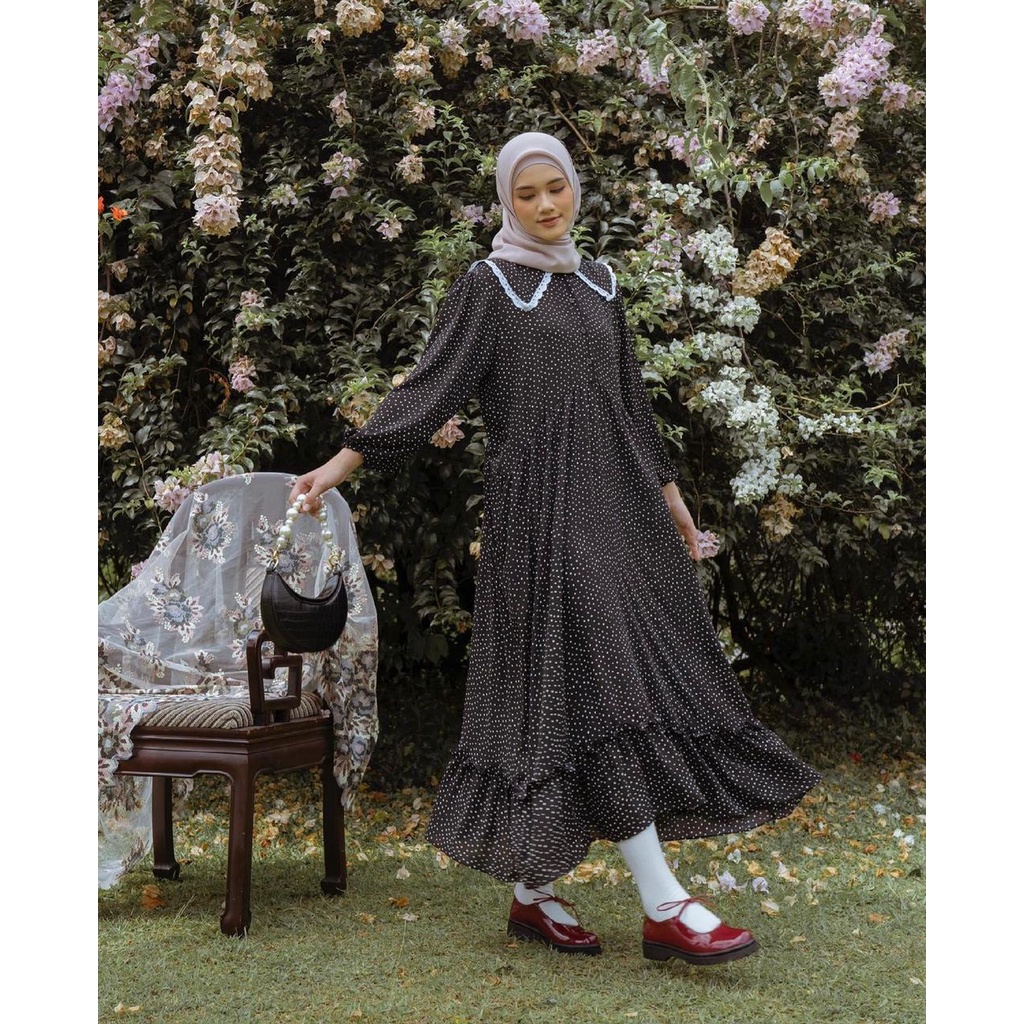 HAIDEE ORLIN / Sabine Dress Little Polka ori by Haidee Orlin #sabinedress #hayyadress #mididress