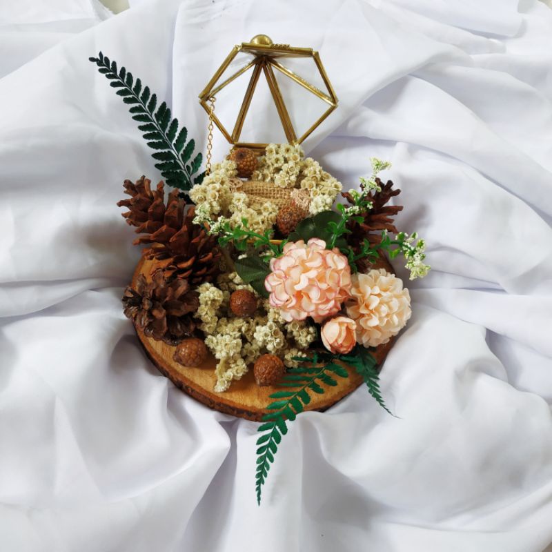 RING BOX RUSTIC - RING BOX AKRILIK - KOTAK CINCIN AESTHETIC