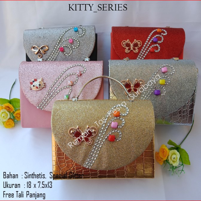 Tas Etnik,Tas Kekinian,Tas Satin,KITTY_Pink Salem