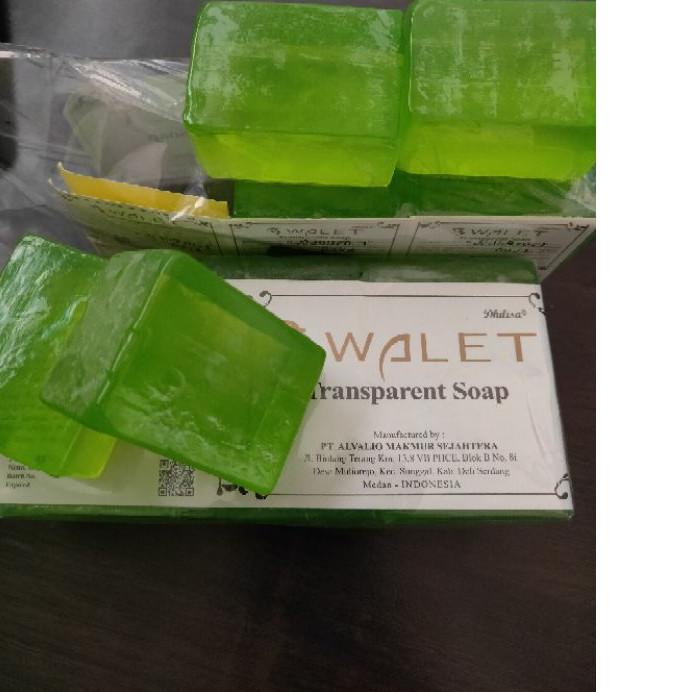 ✪ [PERLUSIN] SABUN WALET HIJAU DHILISA TRANSPARANT ORIGINAL ☄