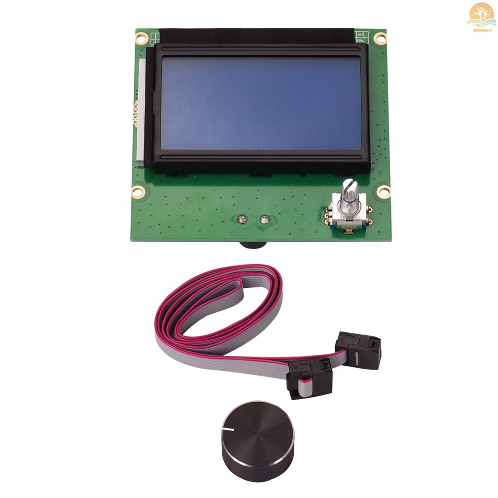 3D Printer Parts LCD Display Screen Board with Cable Replacement for Creality Ender 3/Ender 3 Pro 3D printer