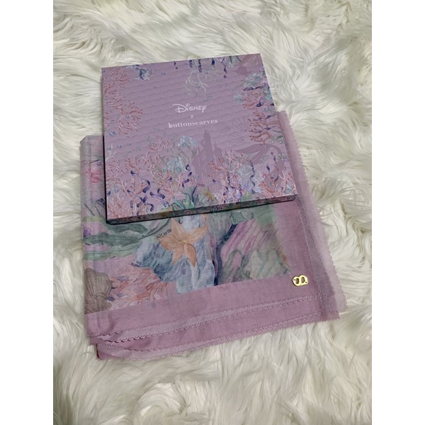 PRELOVED BUTTONSCARVES DISNEY LITTLE MERMAID || TEA ROSE