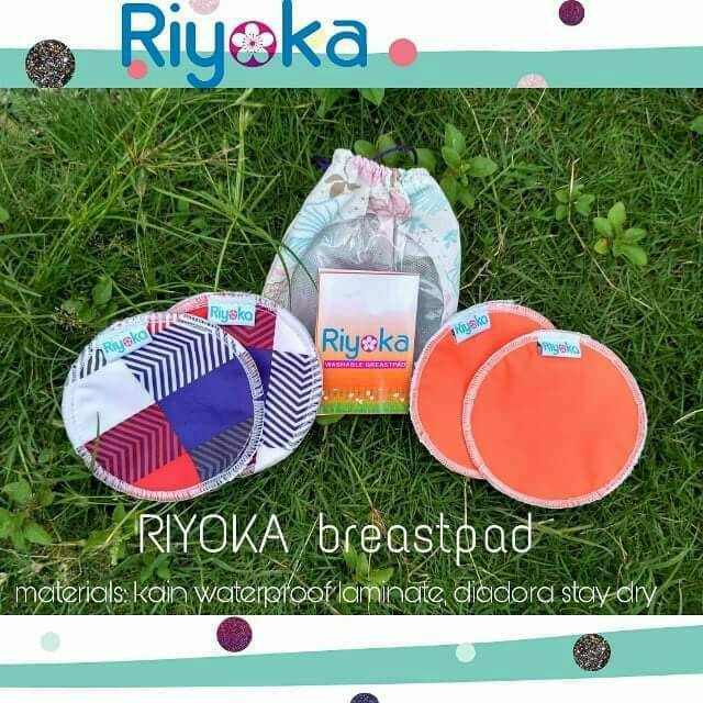 2 pasang Breastpad riyoka / penyerap asi berlebih