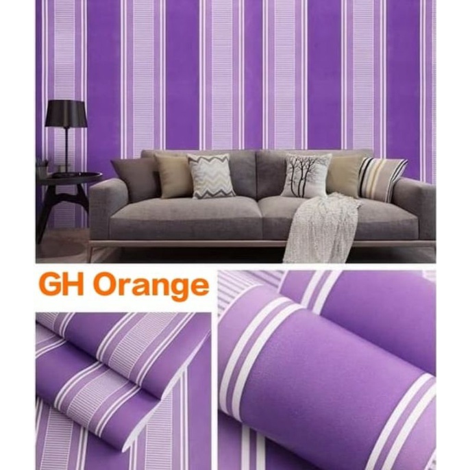 WALLPAPER GH ORANGE, SALUR UNGU / WALLPAPER SALUR