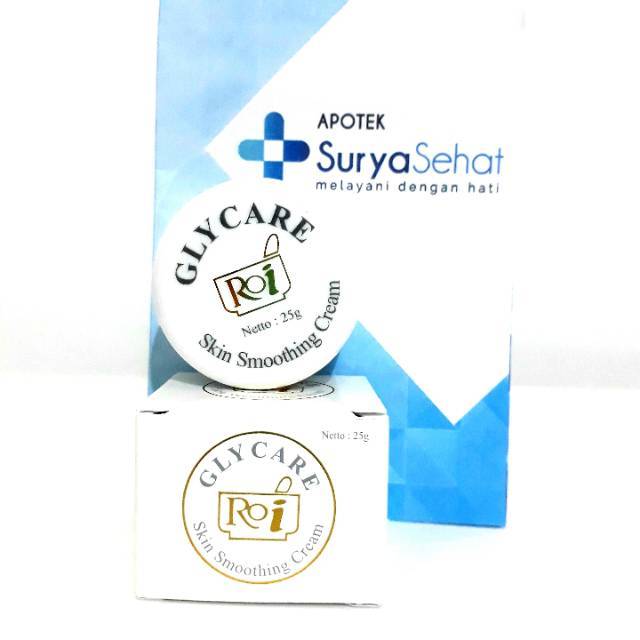 GLYCARE skin Smoothing Cream 25 gram Roi Surya - Pencerah Kulit - Pre Peel Cream - Krim Malam