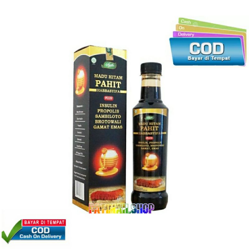 

Madu Hitam Pahit Habbasyfa Plus Gamat Gold 470gr