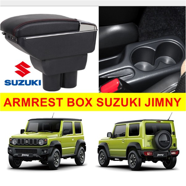 Armrest Console Box Kotak Alas Lengan SUZUKI JIMNY dual stack 7 Port USB Charger