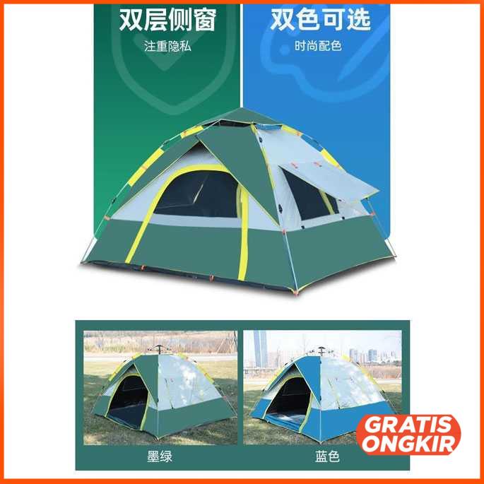 Tenda Kemah Camping Outdoor Adventure 1-2 Orang - X50