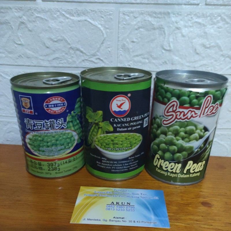 

kacang polong kalengan