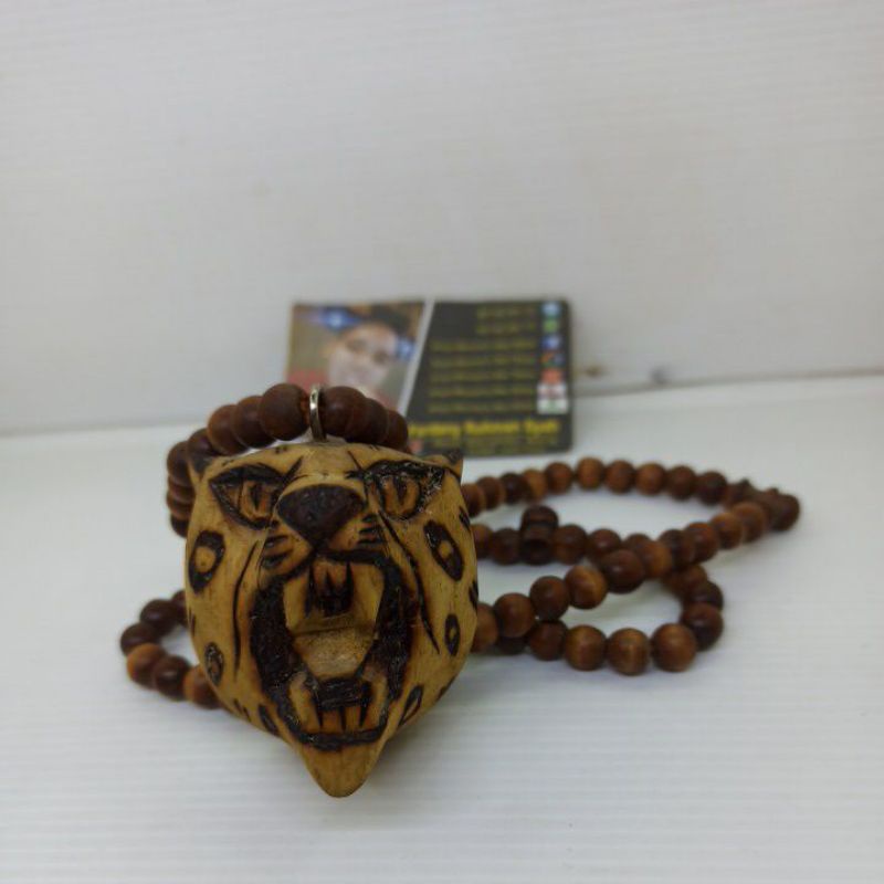 KALUNG TASBIH KEPALA HARIMAU