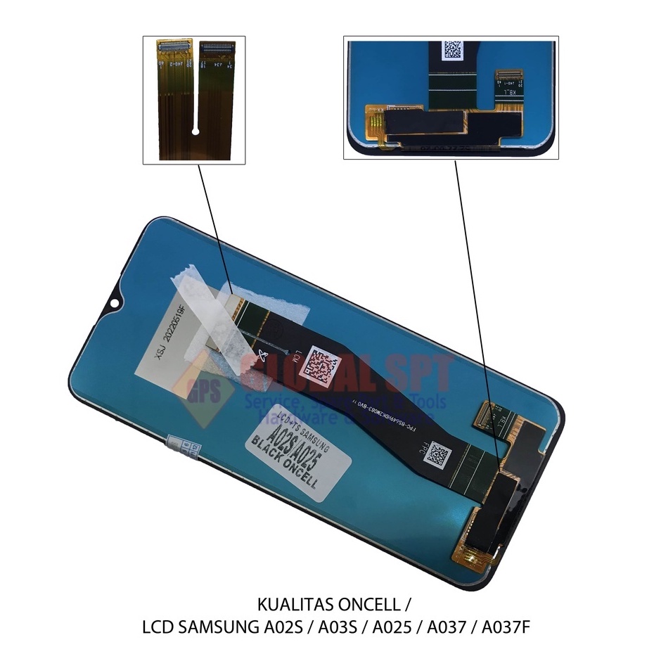 ORI ONCELL / LCD TOUCHSCREEN SAMSUNG A02S / A03S / A025 / A037 / A037F