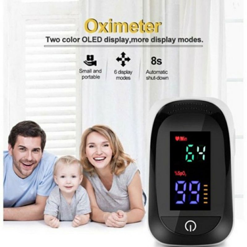 OXIMETER FINGERTIP PULSE A2-L87 Alat Ukur Detak Jantung Kadar Oksigen
