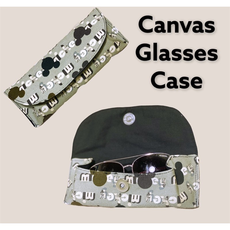 Fawn’G Handmade - Canvas Glasses Case | Pouch Kacamata | Tempat Kacamata