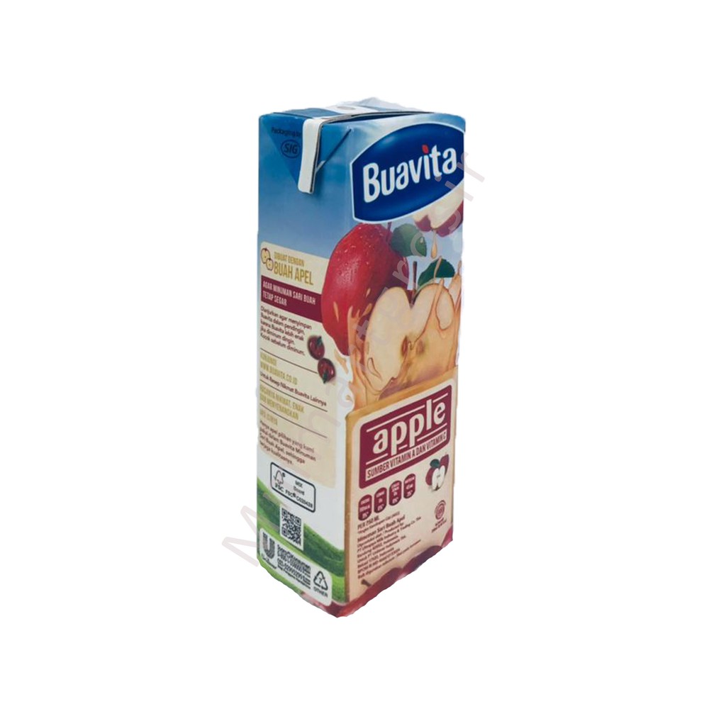 Buavita / Minuman Sari Buah / Apel / 250ml