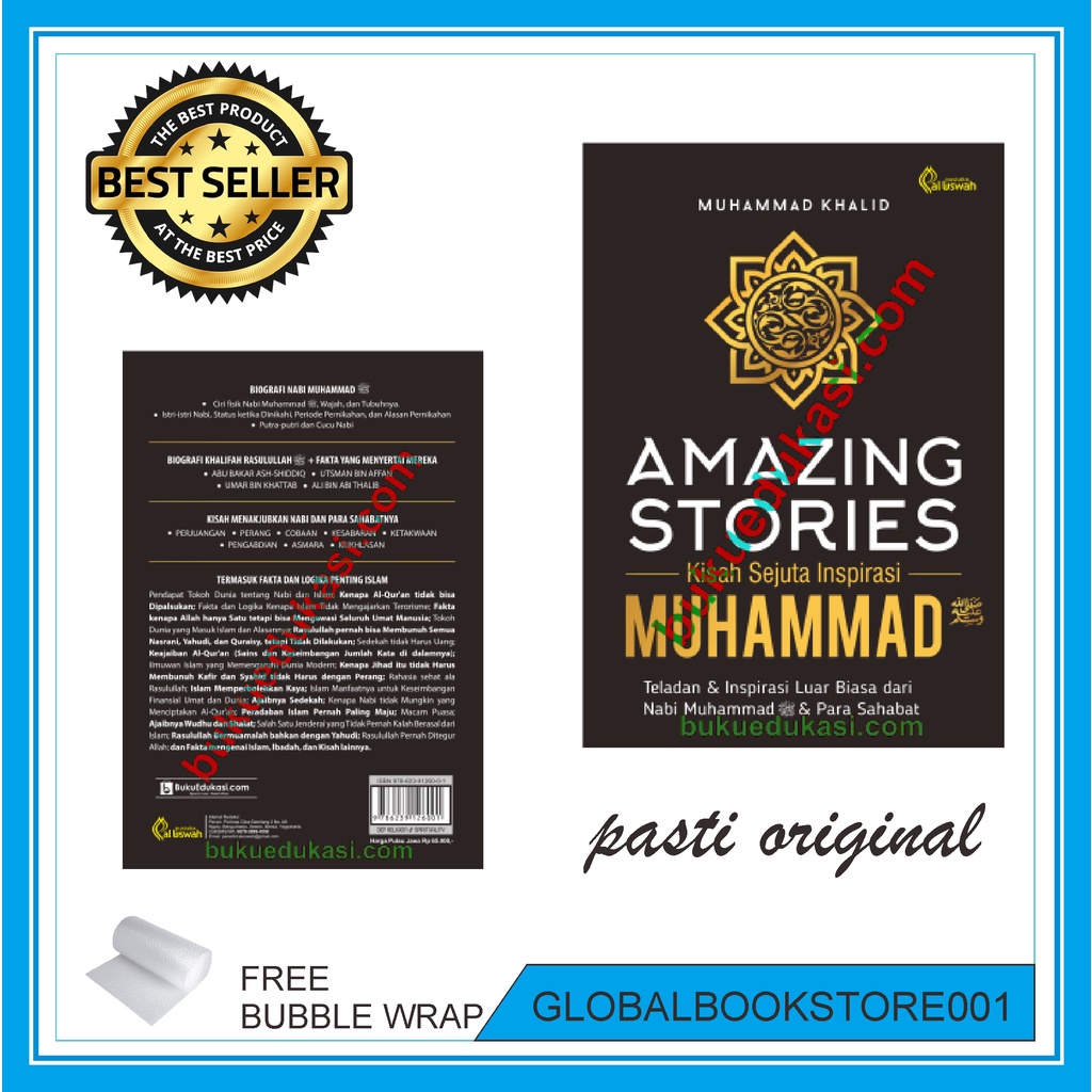 BUKU RELIGI AMAZING STORIES KISAH SEJUTA INSPIRASI MUHAMMAD