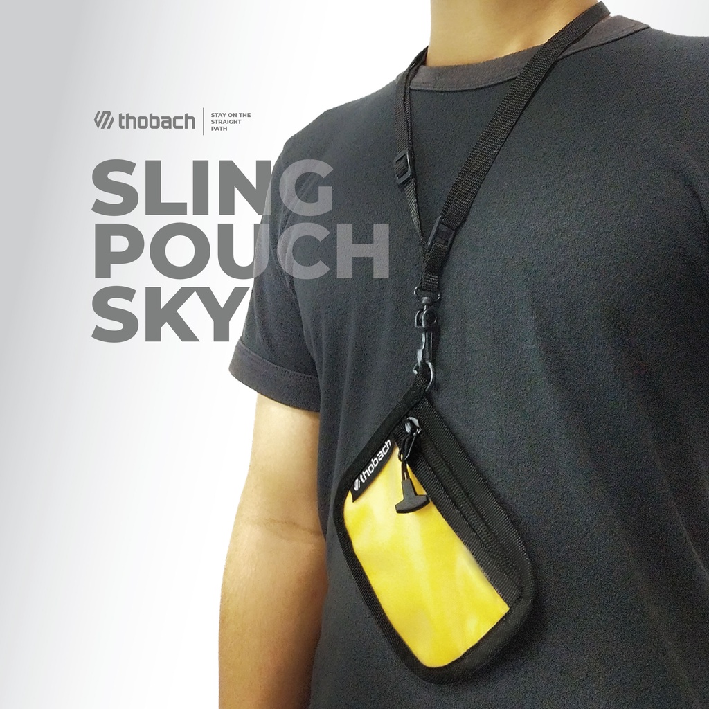 SLING POUCH SKY PRIA WANITA DOMPET KARTU THOBACH ORIGINAL