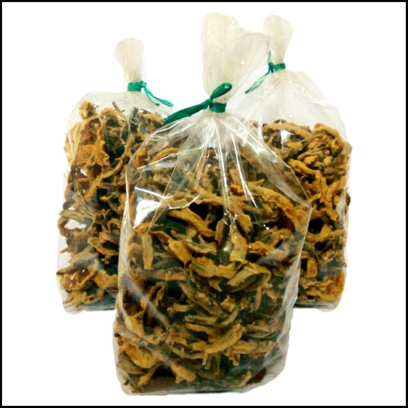 

keripik belut original kemasan 1 kg snack belut crispy murah