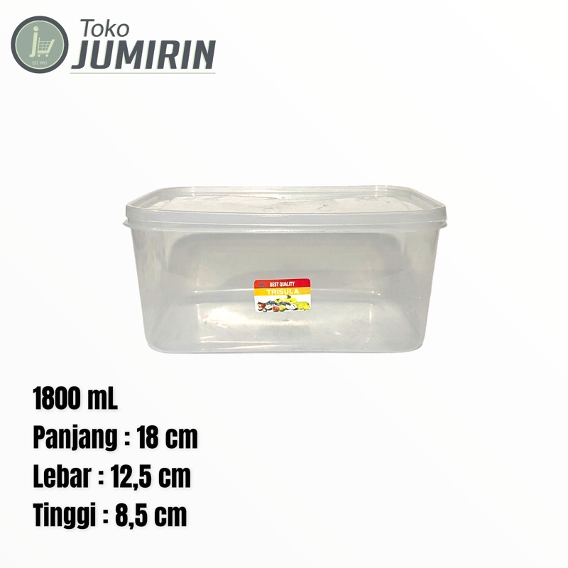 Tempat Box Kotak KMP / Trisula 1800ml