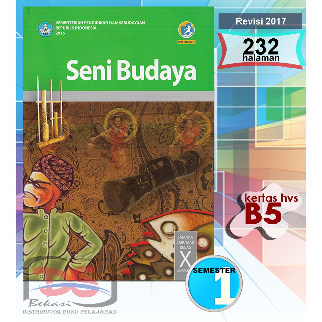 Buku Paket Seni Budaya Kelas 10 Kurikulum 2013 Revisi 2017