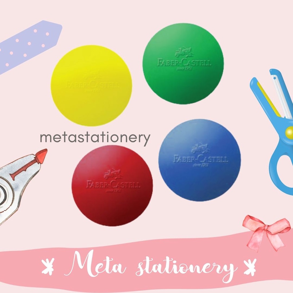 

Penghapus Grip / Eraser Round Pouch Faber Castell