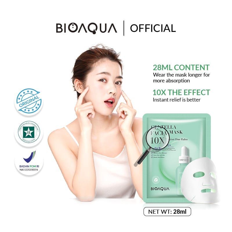 Bioaqua Mask 10X The Effect Masker Wajah Sheet Mask