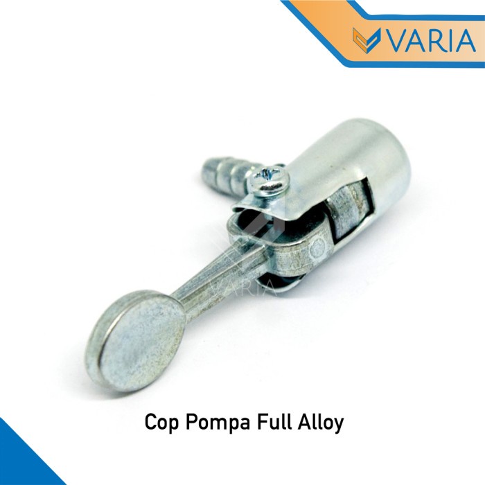 Cop Pompa Besi Full Alloy Nepel Pentil Schrader Ban Sepeda &amp; Motor