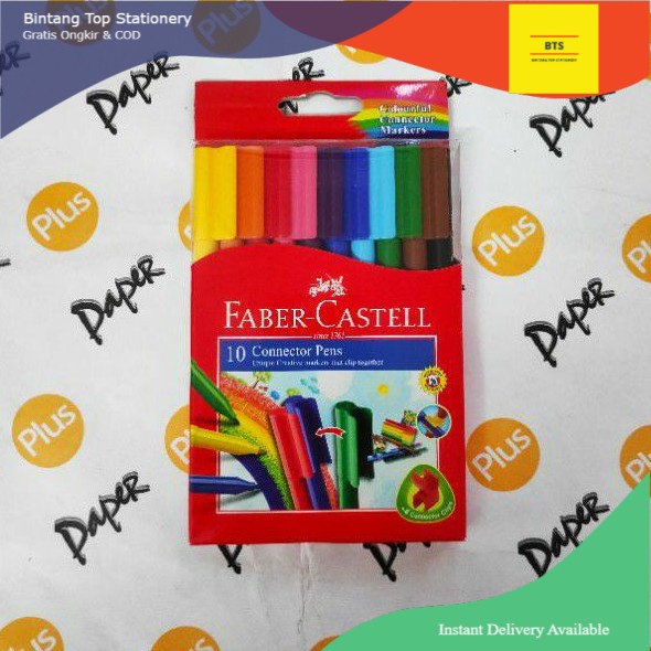 

[BTS] Spidol FABER CASTELL Connector 10 Warna