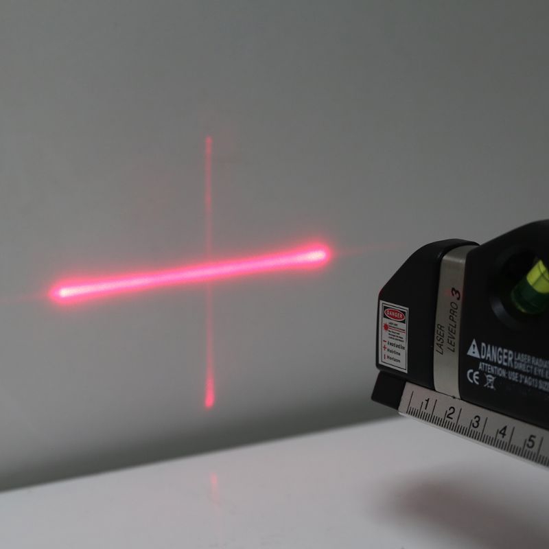 Zzzx Alat Pengukur Level Laser 2 Garis Multifungsi Dengan Tripod